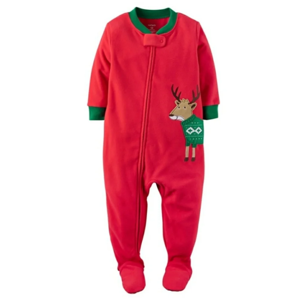 Carter's Fleece Sleeper Reindeer